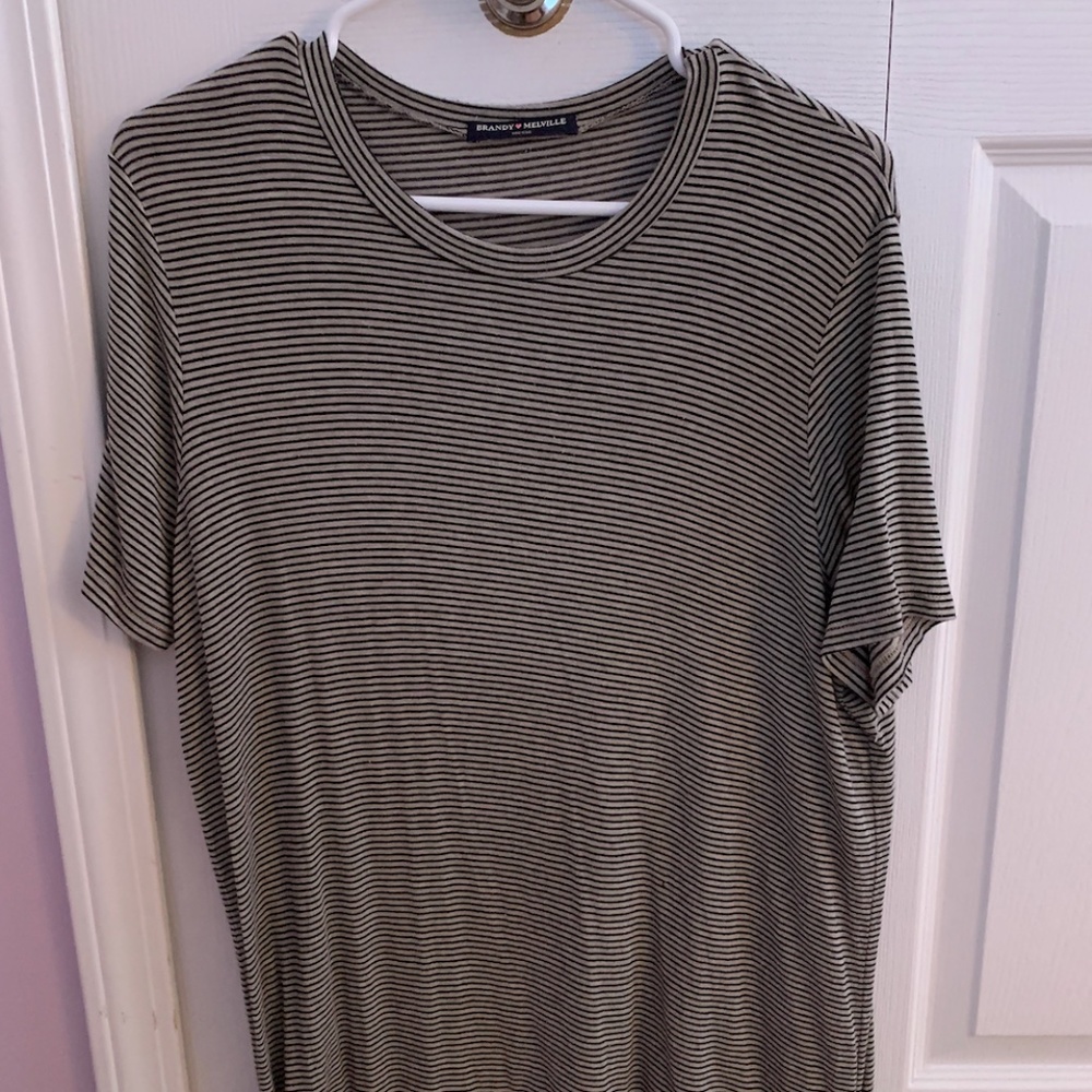 Striped t-shirt dress